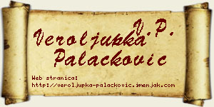 Veroljupka Palačković vizit kartica